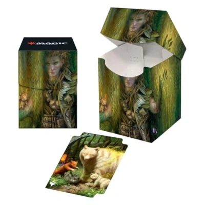 Image de Ultra Pro MTG Murders at Karlov Manor 100+ Deck Box Kaust, Eyes of The Glade for Magic: Gathering cartes à manches, dimensionnées pour s&#039;adapter aux de taille standard