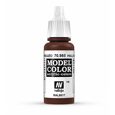 Image de Vallejo Peinture acrylique pour modélisme 17 ml Hull Red