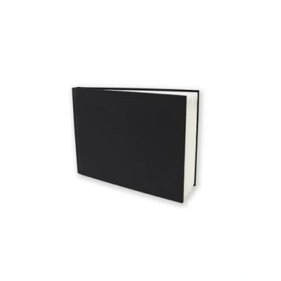 Image de Artway Studio Carnet de croquis relié A5 100 pages 50 papier cartouche 170 g/m² à couverture rigide noire
