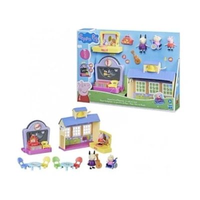 Image de Peppa Pig Peppa’s Adventures Peppa&#039;s School Playgroup Preschool Toy, with Speech and Sounds, for Ages 3 Up