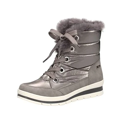 Image de Caprice Bottines à lacets Taupe comb, Femme, Taille: 40, comb Imitation cuir/textile
