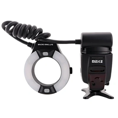 Image de Meike MK 14EXT E TTL Macro Ring Flash pour les Canon avec éclairage LED