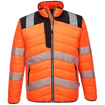 Image de Portwest PW3 Hi Vis Baffle, Couleur: Orange/Noir, Taille: M, PW371OBRM