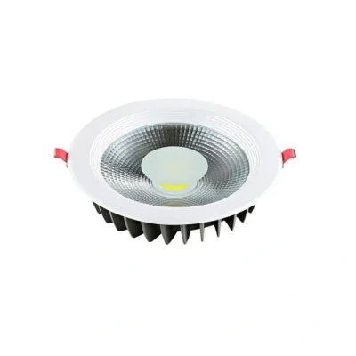 Image de Spot COB LED downlight rond blanc 30W