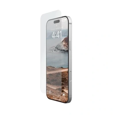 Image de URBAN ARMOR GEAR verre trempé de protection d&#039;écran Apple iPhone 16 Pro Max (verre doublement trempé, anti traces doigts, kit montage inclus, ultra clair)