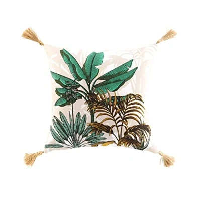 Image de douceur d&#039;intérieur, Coussin Déhoussable (40 x 40 cm) Balinesia, Coton Imprimé