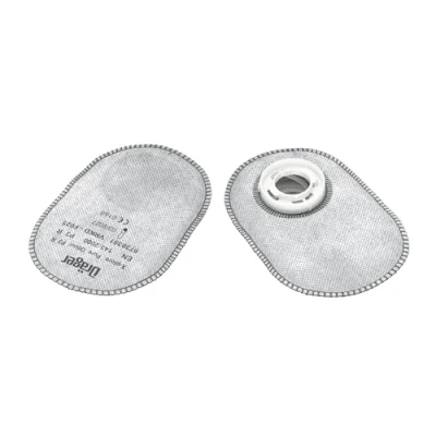 Image de Dräger X plore Baïonnette Filtre à particules Pure P3 Odour pour aérosols/particules et odeurs 10 paires Filtres de rechange masques complets demi 3300, 3500 5500