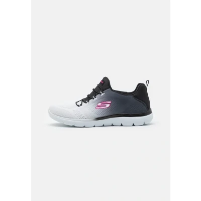 Image de Skechers Sport Summits Baskets basses, Femme, Taille: 38.5, Black/white Textile