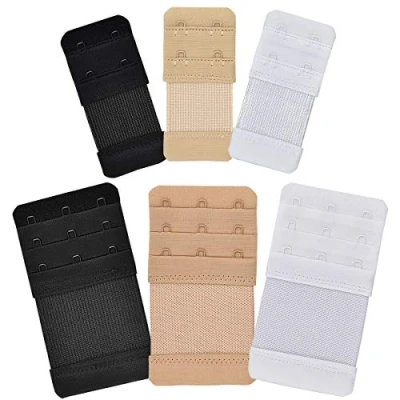 Image de Fodlon 6pcs Rallonge Soutien Gorge 3 Crochets Extension 2 Accessoire pour Femme Enceinte Personne en Surpoids RéDuisez la Pression du