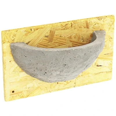 Image de Esschert Design NKB2 Nid d&#039;hirondelle Gris 24 x 15 9 cm
