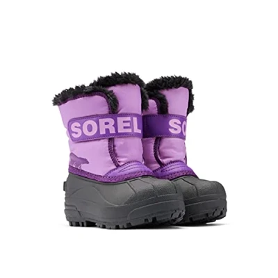 Image de Sorel Snow Commander Waterproof bottes d&#039;hiver imperméables pour enfants, Violet (Gumdrop x Purple Violet), 26 EU