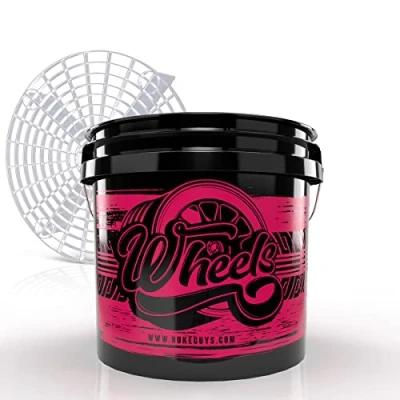 Image de Nuke Guys Made by GRITGUARD US 3.5 GALLONS Rim Wash Bucket Méthode de Nettoyage 3 Seaux Seau d&#039;entretien pour Le Doux des Jantes Un Lavage à la Main, Protège Peinture.