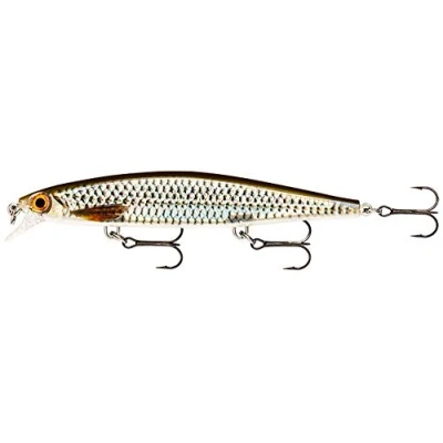 Image de Rapala Leurre de Pêche Shadow Rap Construction Plastique d&#039;Eau Douce Coulant Lentement Profondeur Nage 0,6 1,2m Taille 11cm / 13g Fabriqué en Estonie Live Roach