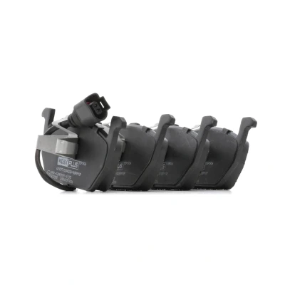 Image de RIDEX PLUS 402B0912P Jeu de plaquettes frein Essieu avant Low Metallic avec palpeur d&#039;usure intégré tôle anti bruit, clip piston