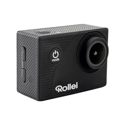 Image de Rollei Actioncam 372 Caméscope d‘action avec résolution vidéo Full HD de 1080p/30 ips, Objectif grand angle, étanche jusqu&#039;à 30 m, incl. boitier protection sous marin Noir