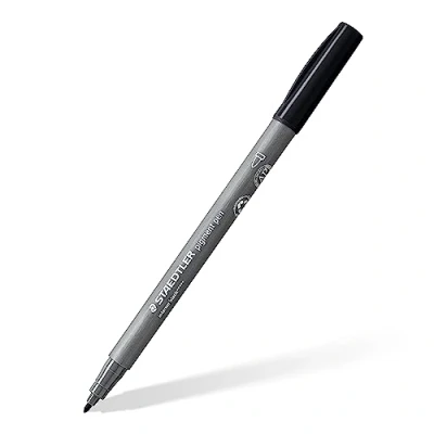 Image de STAEDTLER Pigment Art Pen 376 Feutre Pointe Ogive 1 mm Noir Intense Lot de 10 99