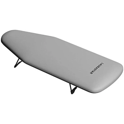 Image de Table à repasser XS Board, 82cm x 31xm 13cm, Idéale pour petits espaces, pieds retractables, 2Kg, 100% coton, rangement facile