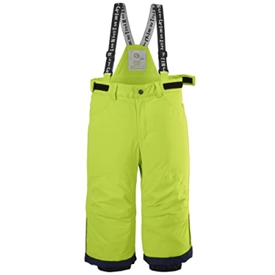 Image de killtec first instinct by Mixte Pantalon de Ski fonctionnel avec bretelles et jupe pare neige Pnts Fisw 7 Mns, chaux, 110/116, 38918 000