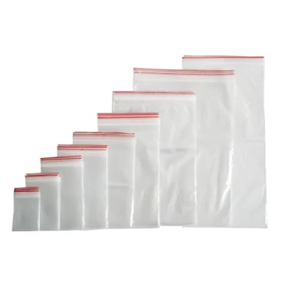 Image de Lot de 100 pochettes à zip/fermeture pression, en polyester, d’expédition refermables (40 tailles au choix)