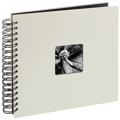 Image de Hama Fine Art à spirales 28 x 24 50 pages noires 2108, Craie, cm