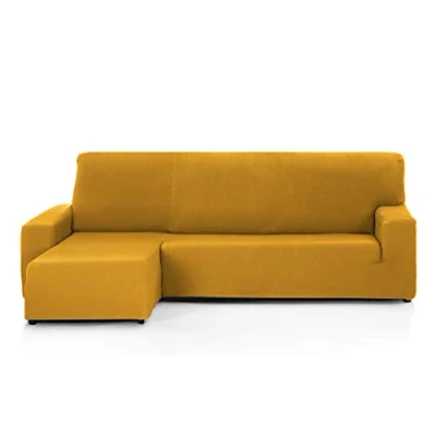 Image de Martina Home Tunez Housse de canapé d&#039;angle, Polyester Élasthanne Coton, Jaune Moutarde, Brazo izquierdo Corto (Visto frente)