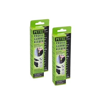 Image de Petec 93870 Lot de 2 tubes colle profilée en caoutchouc 70 ml