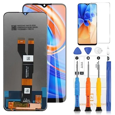 Image de LADYSON Écran LCD pour Realme C11 2021 RMX3231 C21 C20 Remplacement Tactile Digitizer Kit de avec Outil(Noir)