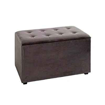 Image de HAKU Möbel Siège De Poitrine, Mdf, Anthracite, L 65 X P 40 H 42 cm