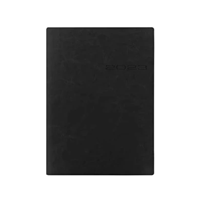 Image de LETTS Lecassa Agenda journalier 2023 avec rendez vous Noir Format A5