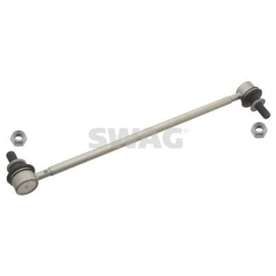 Image de SWAG 81 92 8513 Biellette de barre stabilisatrice Essieu avant gauche, droit 360 M12 x 1,25 avec écrou autobloquant Acier argent