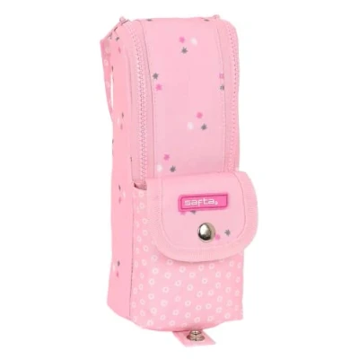 Image de Trousse en synthétique avec poignée forme de cœur SAFTA 6 x 21 cm pour enfant