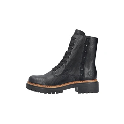 Image de Rieker Bottines de combat pour femme 72647, Noir 00., 37 EU