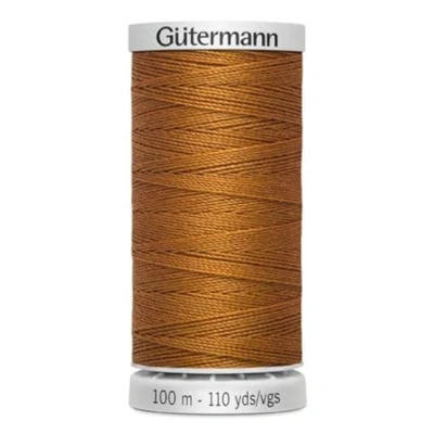 Image de Gütermann Fil M782 à coudre extra résistant en polyester 100 m pour machine toutes les coutures fortement sollicitées (448 marron clair)