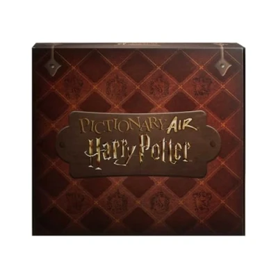 Image de Mattel Games Pictionary Air Harry Potter, Voir ce Que Vous dessinez sur l&#039;écran, avec Baguette pour Dessiner dans l&#039;air, Jeu de Table Enfants +8 Ans (Mattel HDC62)