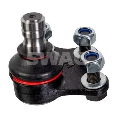 Image de SWAG 62 10 2372 Rotule de suspension Essieu avant gauche, inférieur, droit avec kit vis, écrou 18 pour bras oscillant transversal