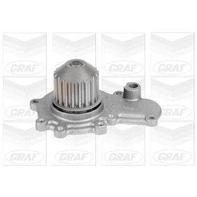 Image de GRAF PA688 Pompe à eau 20 avec joint d&#039;étanchéite mécanique Tôle d&#039;acier pour transmission par courroie de distribution CHRYSLER: PT Cruiser Break