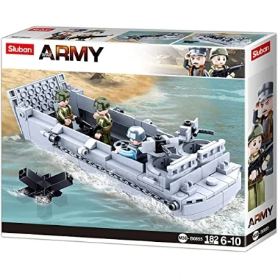 Image de Sluban Landing Craft Allié Jeu de Construction, M38 B0855, À partir 6 ans