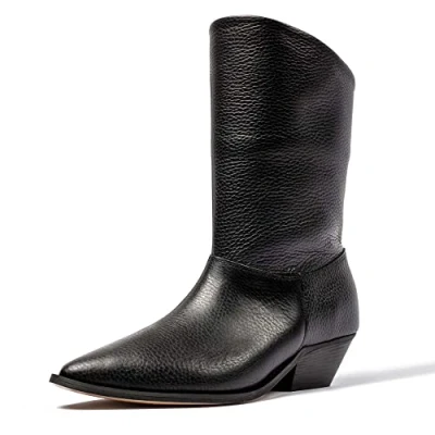Image de L37 HANDMADE SHOES Femme Don&#039;t Ask Me Why Bottes Western, Noir, 35 EU