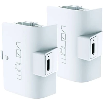Image de Venom Pack de Deux Batteries Rechargeables pour Manette Xbox Blanc (Xbox Series X &amp; S/Xbox One)
