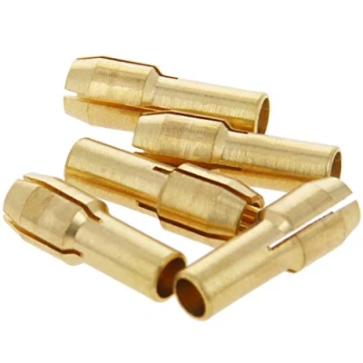 Image de Utoolmart Lot de 5 embouts collet en laiton 3,2 mm pour outils rotatifs Dremel
