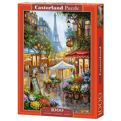 Image de Castorland Puzzle 1000 pc Fleurs de Printemps Paris, C 103669 2, Multicolore