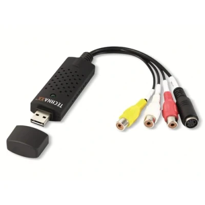 Image de Carte d&#039;acquisition vidéo TECHNAXX TX 20 USB 2.0 Noir Haute qualité d&#039;enregistrement