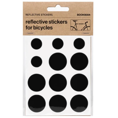 Image de Bookman Uni Sticky reflectors Autocollants réfléchissants, Noir, One Size