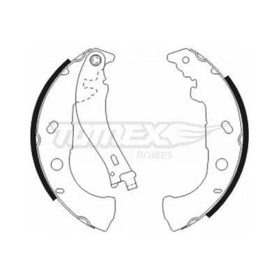 Image de TOMEX brakes TX 20 52 Mâchoires De Frein Essieu arrière 228 42 FIAT: Multipla, Palio I Weekend, Marea Weekend