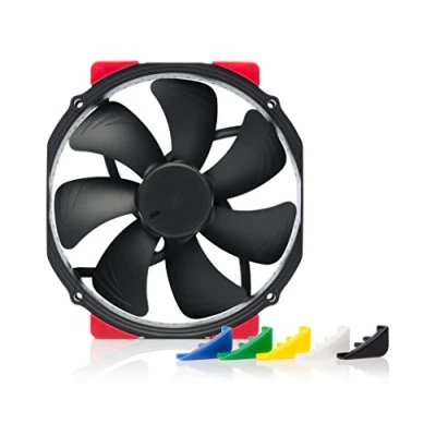 Image de Noctua NF A15 HS PWM chromax.black.swap, Ventilateur Silencieux Haut de Gamme, 4 Broches (140 mm, Noir)