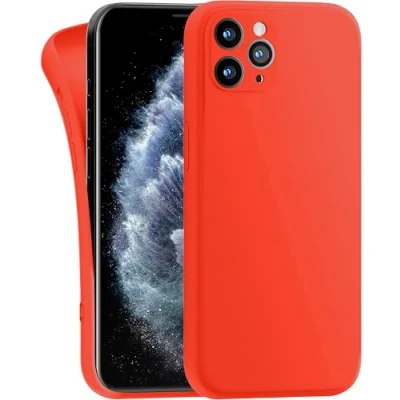 Image de MyGadget Coque Compatible avec Apple iPhone 11 Pro Max Case TPU Souple &amp; Soft Cover Protection Extra Fine Légère Étui Coloré Anti Choc et Rayures Orange