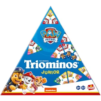 Image de Triominos Junior Edition Pat&#039; Patrouille Jeu de Dominos pour Enfants dès 3 Ans à côtés d&#039;Observation &amp; Association Double Face ou Puzzle 1 4 Joueurs 20 Min