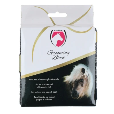 Image de Excellent Bloc de pansage Cheval One Size Noir