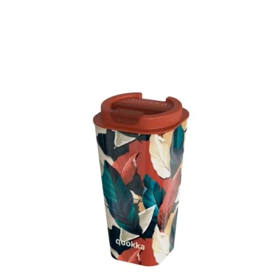 Image de Popote vaisselle couverts Quokka FLUX AUTUMN FALL TASSE À CAFÉ DOUBLE PAROI EN PP 450 ML