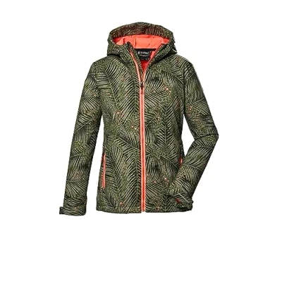 Image de killtec Girl&#039;s Kos 346 Grls Sftshll Jckt Veste Softshell/veste D&#039;extérieur Avec Capuche, Helloliv, 116 EU
